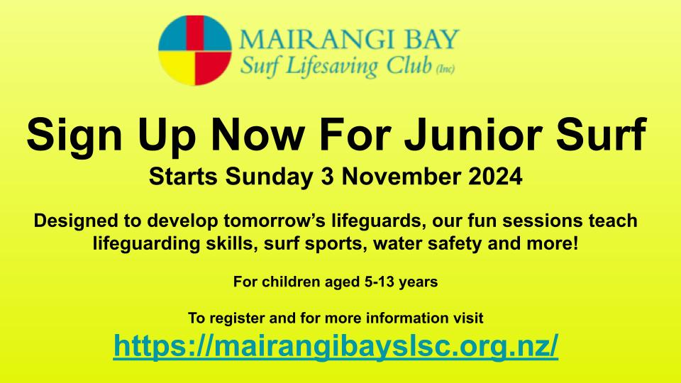 School Notice – MBSLSC Junior Surf Programme 2023_2024